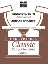 Sinfonia in D Orchestra sheet music cover